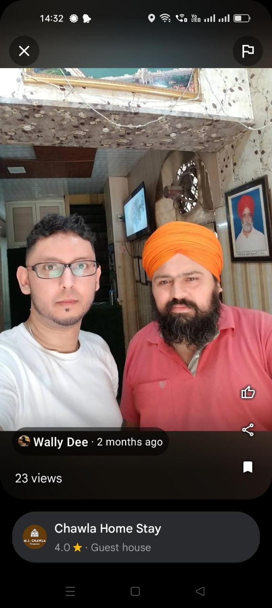 Mj Chawla Homestay Double Bed Attached Bathroom Room Amritsar Exterior photo